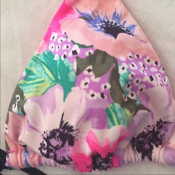 Victoria’s Secret Floral Polka Dot Bikini Top M - Picture 5 of 8